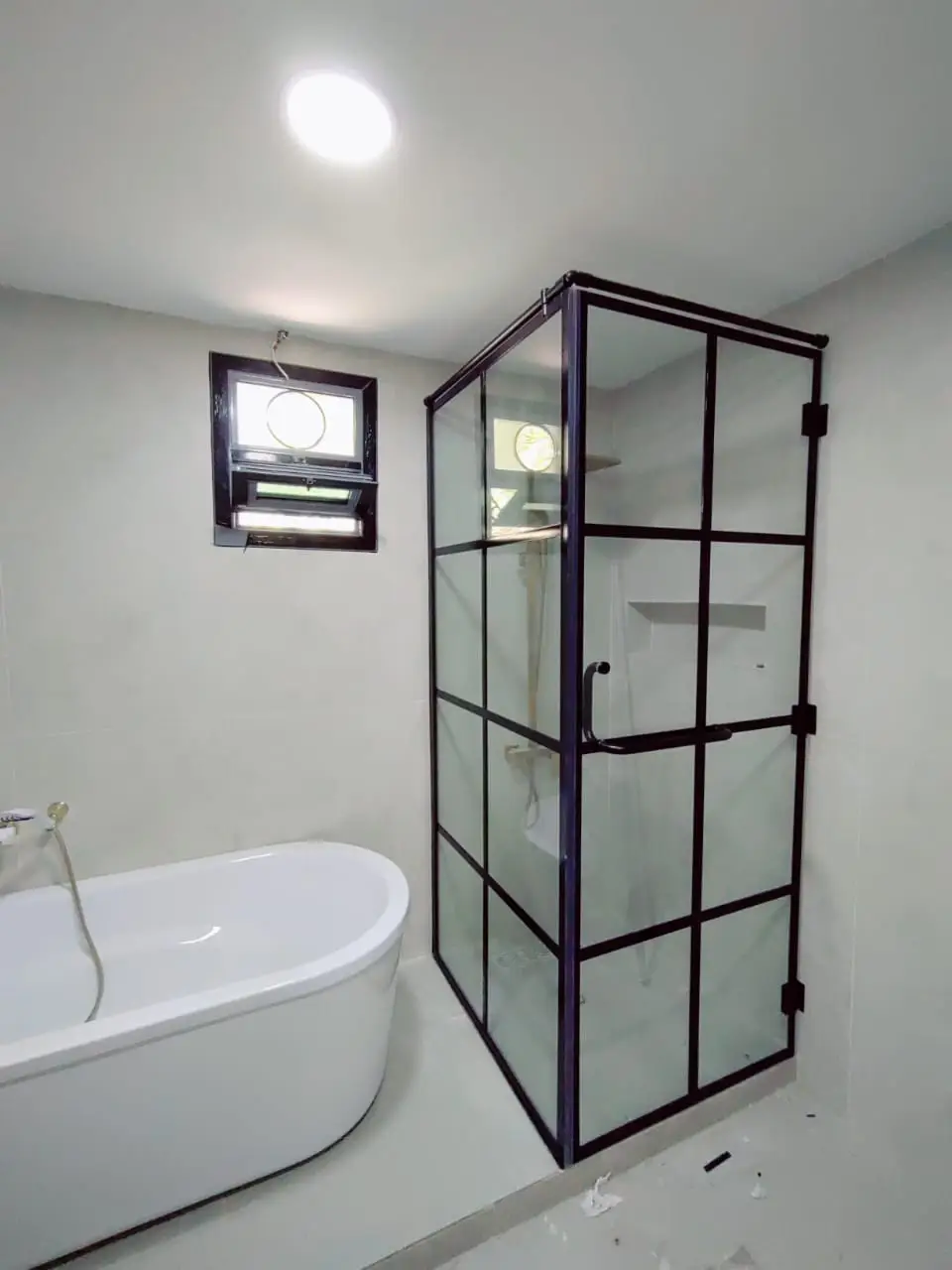 Shower aluminum partition