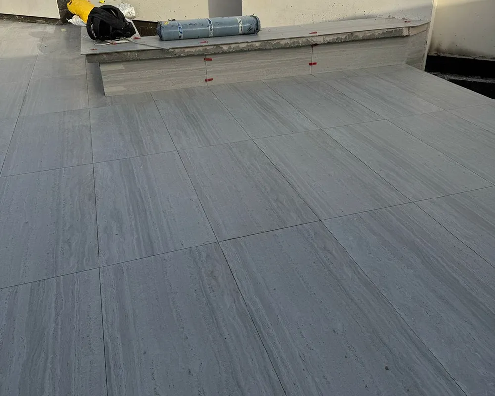Floor tiling