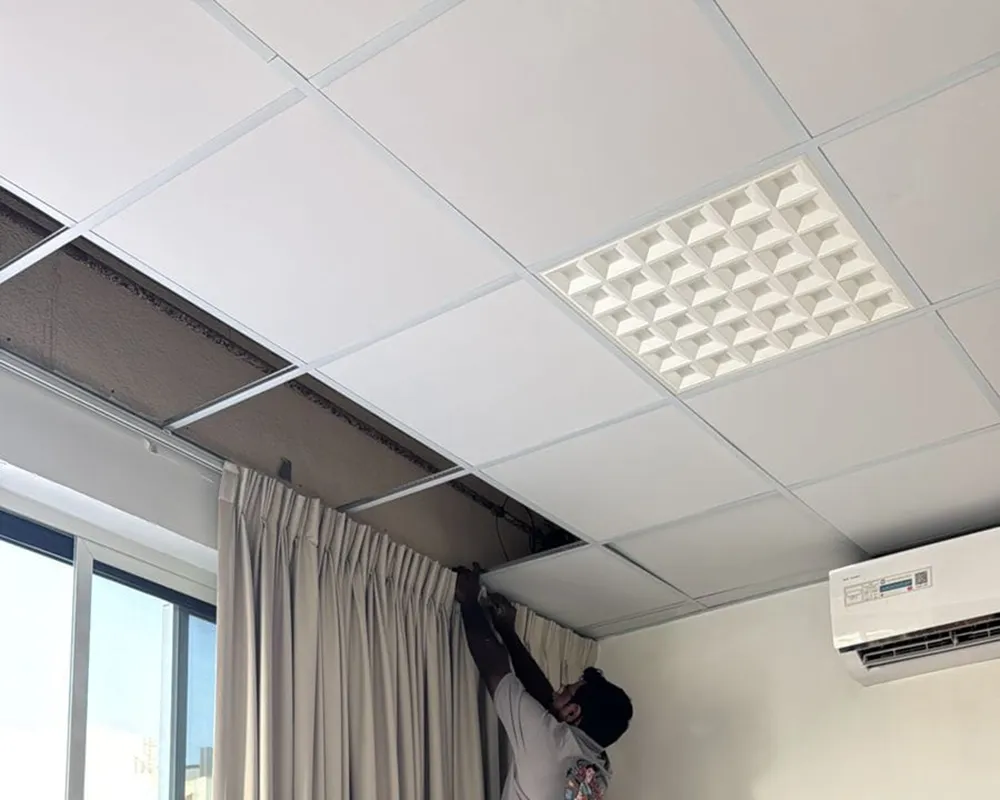 Grid Ceiling Work